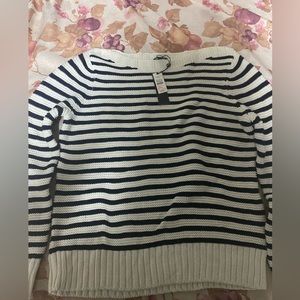Talbots stripe sweater nwt Sz XLP